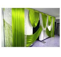 Rideau de scène en velours de 6 m de large x 3 m de haut, nouveau modèle, avec sequins roses, pour mariage, styliste, fond de scène, rideau de fête