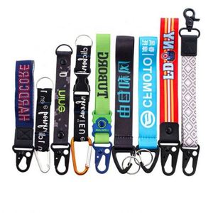 Correa de Llavero Corta Personalizada con Logotipo de Coche o Moto, Hebilla de Águila Económica, Cordón de Nylon y Poliéster para Muñeca - Product Image 1