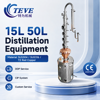 Chaudière de Distillation en Cuivre à Reflux 15L 50L, Chauffage Rapide, Durable, pour Distillateur de Whisky, Équipement de Distillation - Vente Chaude