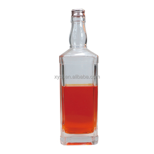 500ml <span class=keywords><strong>700ml</strong></span> 750ml bouteille de <span class=keywords><strong>Gin</strong></span> en verre de silex bouteille en verre de forme ronde avec bouchon à vis - Product Image 5