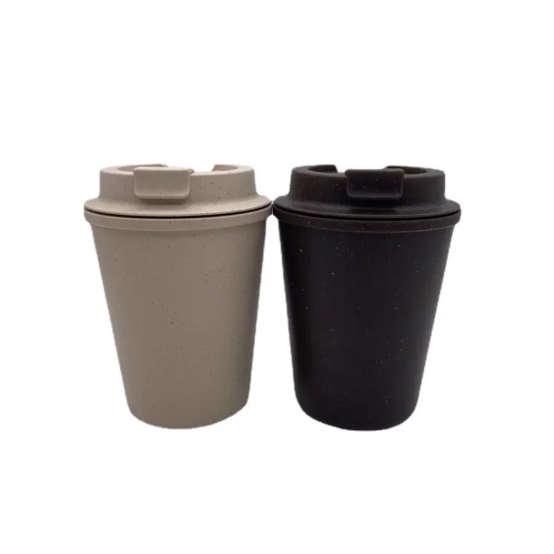 Tasses à café réutilisables en acier inoxydable à double paroi, recyclables, gobelet isolé de voyage, tasse d'accompagnement
