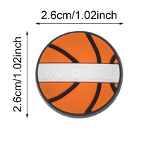 Amateurs de basket-ball breloques de chaussures aléatoires pantoufles en gros accessoires décorations de festival breloques de chaussures personnalisées