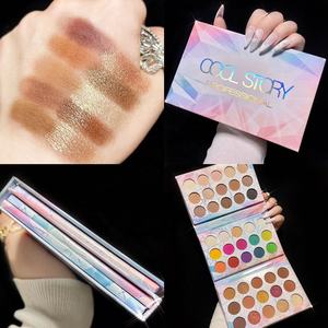 <span class=keywords><strong>Ultramo</strong></span> Style 45 Couleurs Pliant Fard À Paupières Cool Story Paillettes Fard À Paupières Palette Avec Trois Couches Emballage En Carton - Product Image 6