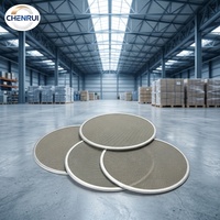 Bagian Mesin Ekstrusi Panas dari Baja Anti Karat, Kawat Anyaman Berpinggir Bundar, Filter Disc, Lembaran Filter Mesh, Plat Saringan
