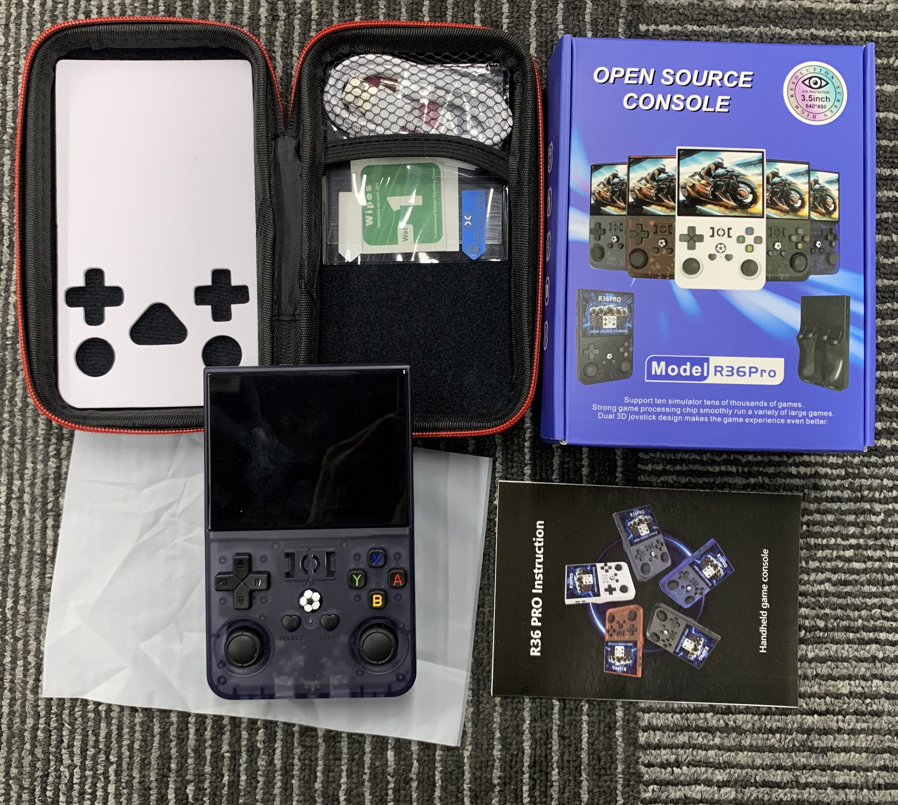 R36PRO Noir transparent