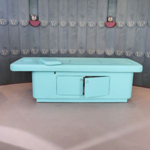 Lit de moxibustion électrique en bois pour thérapie thermique en salon, avec boîte de diffusion de vapeur de sauna à température constante, pour hôtels, salles de sport et salons - Product Image 2