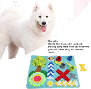 Tapis de renifflement pour chien, alimentation lente, facile à nettoyer, interactif, lavable, tapis d'entraînement olfactif pour animaux de compagnie, chiens, tapis de renifflement pour animaux - Product Image 4