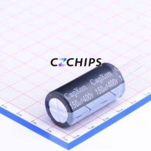 ตัวเก็บประจุอิเล็กโทรไลต์อะลูมิเนียมแบบ Through-Hole รุ่น KM151M400K355A ขนาด D18xL35.5 มม. 150uF 20% 400V 7.5 มม. - Product Image 1