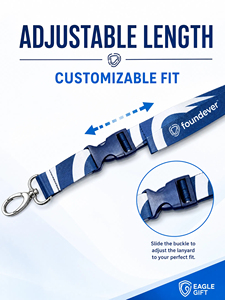 Custom Adjustable <b>Polyester</b> <b>Lanyards</b> With Safety Breakaway Neck Buckle School Student ID Card Holder Rope Printed Kids <b>Lanyards</b> - Product Image 2