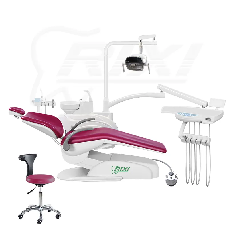 LEDランプまたはハロゲンランプ付きの快適な歯科用ユニットと歯科用椅子タッチスクリーン付きの歯科用椅子の販売