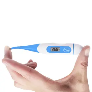 Termometer Digital ujung fleksibel tahan air penggunaan ganda ketiak dan mulut rumah medis presisi tinggi dengan CE,ISO,RoHs