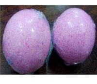 Bombes de bain naturelles et biologiques faites à la main, bombes à bulles de couleurs mélangées, logo personnalisé, traitements de spa élégants pour hôtel, relaxation