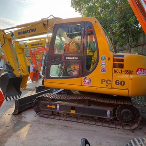 Miniexcavadora japonesa usada Komatsu PC60-7 original de segunda mano, excavadora usada PC56-7 PC60-8 PC70-8 - Product Image 3