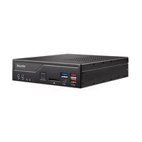 Shuttle DH670V2 Mini NUC Barebone PC, 4-Display, Dual LAN & Dual COM, Dual DP & Dual HDMI, Port Tipe-C