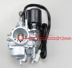 Carburador de 12mm para Scooter 50, <span class=keywords><strong>CAN</strong></span>-<span class=keywords><strong>AM</strong></span>, CHINA, CPI, DINLI, EXPLORER, GENERICO, KEEWAY, KREIDLER, KSR, MOTO, LUXXON, MALAGUTI - Product Image 2