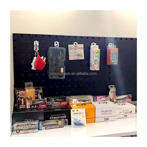 Meilleur prix blanc noir coloré artisanat chambre Organisation bricolage métal panneau perforé présentoir crochets pour zone de stockage bureau maison mur - Product Image 4