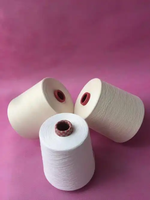 12s 16s 20s 30s 40s 100% Polyester High Tenacity Bleached Yarn for Sewing Knitting Weaving