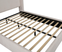 Lit réglable de luxe en velours côtelé rétro avec emballage modulaire et structure interne en bois de lierre, garantie de 3 ans