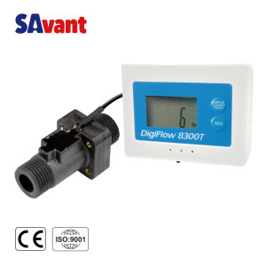 Débitmètre d'eau SAVANT DigiFlow 8300T-44 1/2"BSP avec écran LCD et moniteur de capacité de filtration - Product Image 1