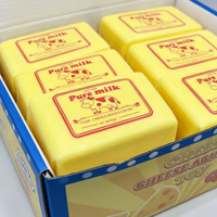 Jouet anti-stress en forme de barre de beurre douce et lisse, à remontée lente, à pincer à la main, pour soulager l'anxiété, jouet à presser, beurre squishy