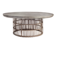 Table basse en béton de qualité commerciale, résistante aux taches et imperméable, table de salon moderne et luxueuse en béton organique, haute qualité