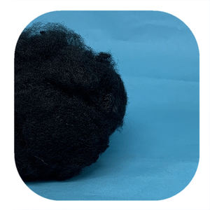 핫 세일 회전 1.2D <span class=keywords><strong>38MM</strong></span> 마약 염색 블랙 <span class=keywords><strong>viscose</strong></span> 스테이플 섬유 - Product Image 4