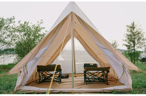 Tente de cabine durable en T/C, imperméable, en coton, type <span class=keywords><strong>tipi</strong></span>, avec sac de transport, pour activités intérieures et extérieures, abri pour livres - Product Image 6