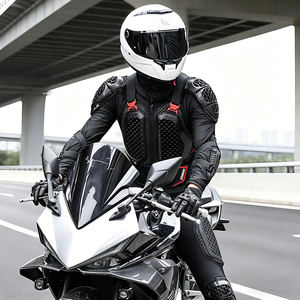 Giacca e Pantaloni Protettivi per Moto, Completo di Armatura per Motociclisti, Abbigliamento da Motocross per Uomo - Product Image 6