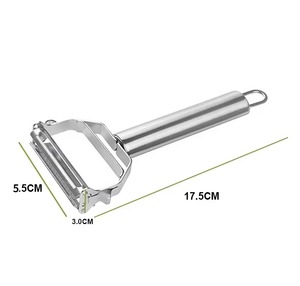 Éplucheur de cuisine multifonctionnel en acier inoxydable durable pour légumes et fruits, trancheuse à pommes de terre, râpe domestique, éplucheur à carottes - Product Image 4