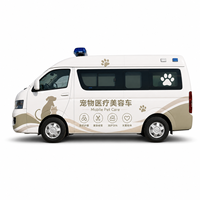 Véhicule mobile de soins aux animaux 4x2 diesel, combinaison fourgon de toilettage et clinique avec système de bain