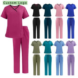 New Design Hospital Uniforms Scrub <b>Set</b> Wholesale Medical <b>Doctor</b> Nurse Suits Scrubs Scrubs uniform <b>Set</b> - Product Image 1