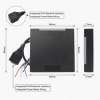 Lector RFID MQTT HTTP TCP/IP con SDK API Gratuito, Lector de Tarjetas de Red de Doble Frecuencia 125kHz 13.56MHz para Integración de Sistemas IoT