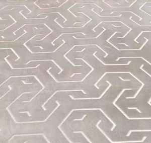 4*25m bas prix mur à mur fleur design Raschel gaufré vison tapis Tapete - Product Image 4