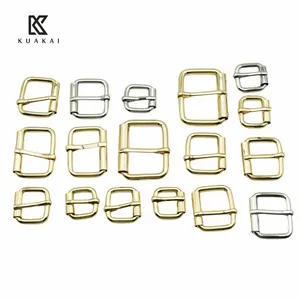 Fashionable Metal Roller Buckle Underpin Buckle Handbag Belt Accessories Locking Pin Clip Square Handbag Hardware Buckle 3.8