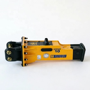 Marteau briseur hydraulique de type boîte SOOSAN SB10 pour mini-excavatrice de 0,8 à 2,5 tonnes, garantie d'un an sur le corps principal - Product Image 1