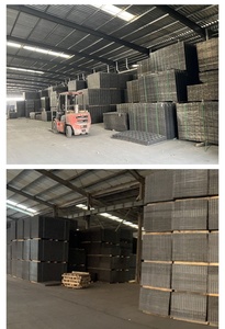 Nhà Máy Trung Quốc 6Mm Dây Màu Đen Hàn Lưới Thép Bảng Điều Khiển Cho Bê Tông Xi Măng Crack Bằng Chứng Xây Dựng Gia Cố/Rãnh Lưới - Product Image 4