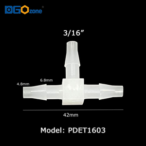 Đầu nối ba cổng PVDF Đầu nối ống nối cho hệ thống Ozone trong bể cá Kết nối ống mềm trong vườn - Product Image 6