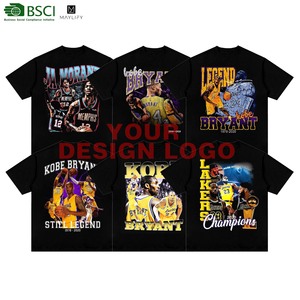 T-shirts pour hommes en coton de basketball avec impression graphique personnalisée, impression en gros, NB2025A <span class=keywords><strong>KB</strong></span>, t-shirts amusants pour hommes, à porter décontracté - Product Image 1