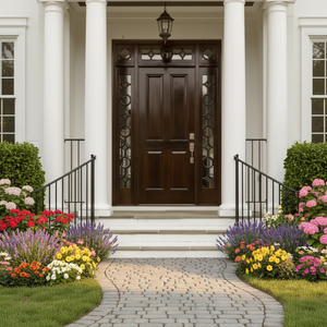 <span class=keywords><strong>Porte</strong></span> <span class=keywords><strong>d</strong></span>'<span class=keywords><strong>entrée</strong></span> extérieure commerciale moderne avec construction en acier et alliage <span class=keywords><strong>d</strong></span>'aluminium - Anti-effraction pour villa et centre commercial - Product Image 1