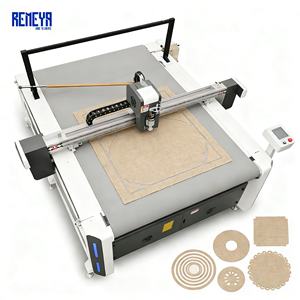 Machine de découpe de tissu à couteau oscillant REMEYA, prix usine, pour couvertures et tapis - Product Image 1