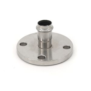 एचएस स्टेनलेस स्टील एसएस316एल/एसएस304 डीवीजीडब्ल्यू विएगा प्रेस फिटिंग निकला हुआ किनारा - Product Image 4