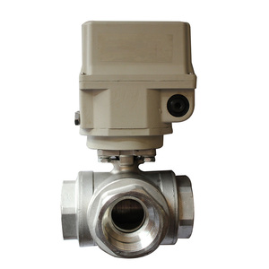 Robinet à boisseau sphérique à brides en acier inoxydable, 3 ou 4 voies, DN50 PN16 ANSI 150LB, à commande manuelle, pour le déviationnement et le mélange de fluides, avec ports L, T, LL - Product Image 4