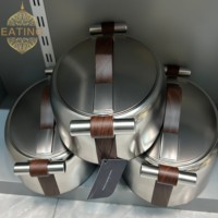 Ensemble polyvalent de 3 chauffe-plats isothermes 2L, 2.5L, 3L – Présentation élégante pour la cuisine et la table – Prêt à être expédié