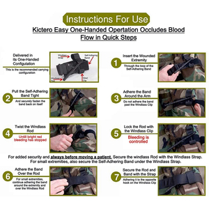 Тактический жгут для оказания первой помощи и оказания неотложной медицинской помощи - Product Image 6