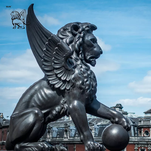 BLVE grande décoration de jardin extérieur légende chinoise Statues d'animaux Sculpture de <span class=keywords><strong>Dragon</strong></span> en Bronze grandeur nature en métal moderne - Product Image 6