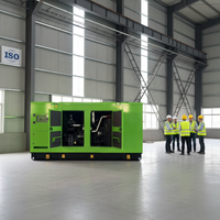 Générateur diesel silencieux triphasé Cummins 220KW/250KW DC, refroidi par eau, haute efficacité, faible consommation de carburant, ATS