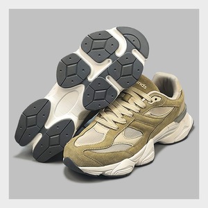 Zapatillas Deportivas 9060 de Alta Calidad, con Cordones, a la Moda, Transpirables, Ligeras, Antideslizantes, con Amortiguación de Cuero Patentado para Hombre - Product Image 6