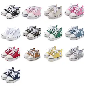 Designer 2024 Baby Sports Sneakers Canvas Baby Shoes Toddler First Walker Newborn Casual Shoes