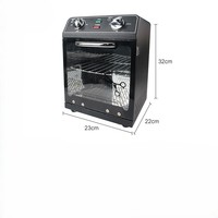 Manicure Instrument High Temperature Large Capacity Dry Heat Sterilizer Cleaning Disinfection Cabinet Timer Temperature Control