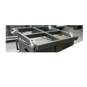 Système de haut-parleurs passifs à ligne acoustique double de 10 pouces PAKLAM AUDIO KA-210, en bois contreplaqué noir imperméable, son professionnel puissant - Product Image 3